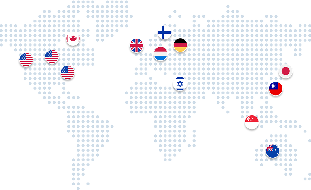 World map with pins representing WP Engine data centers